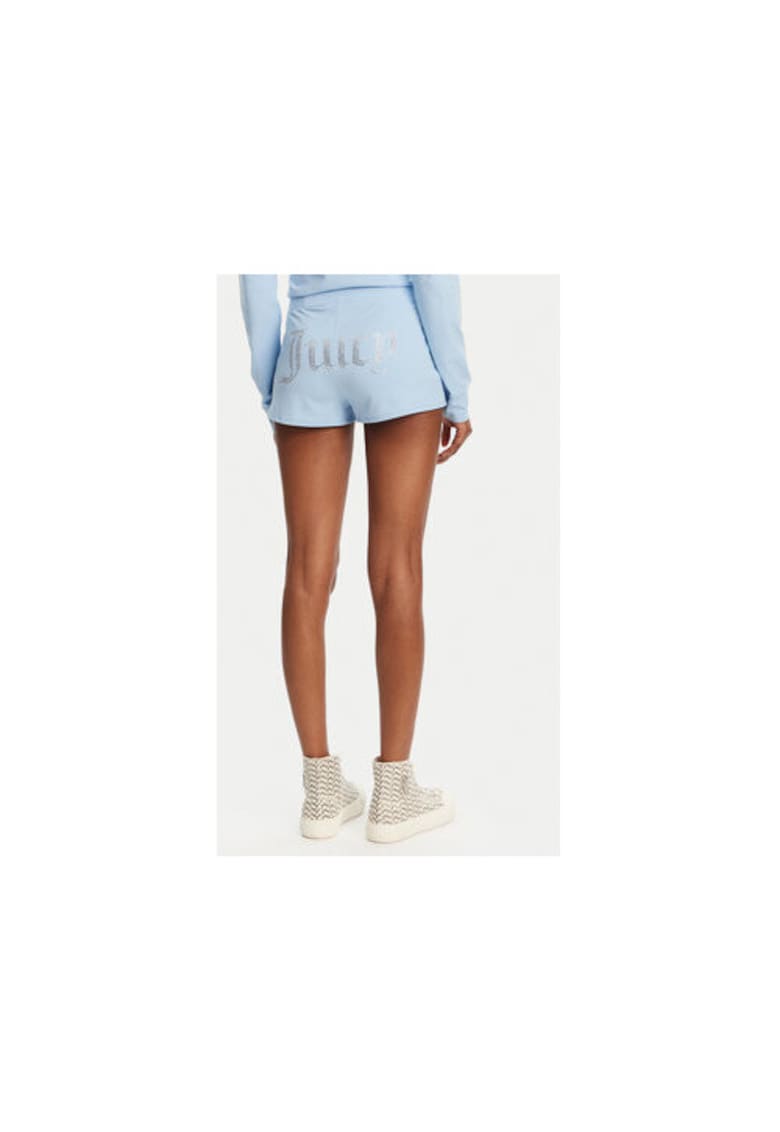 Pantaloni scurti sport dama JCWHS125312 - Bumbac/Modal - Albastru deschis