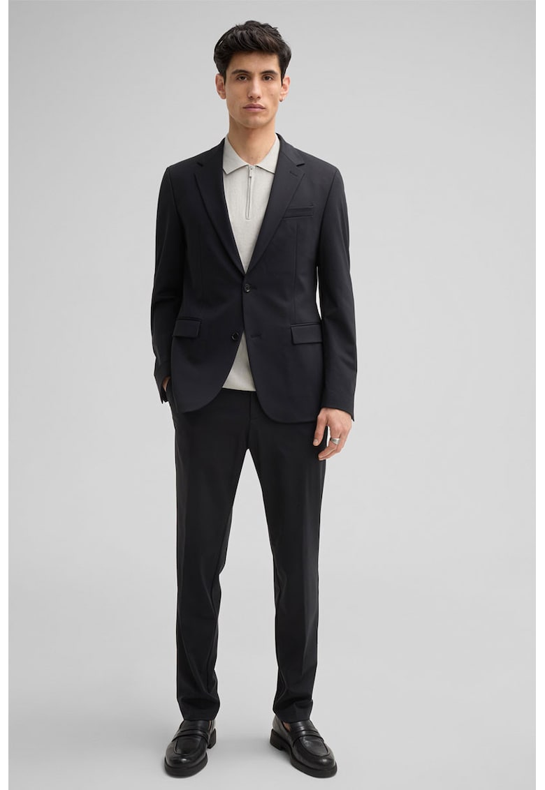 -Pantaloni regular fit cu elastic în talie JP2