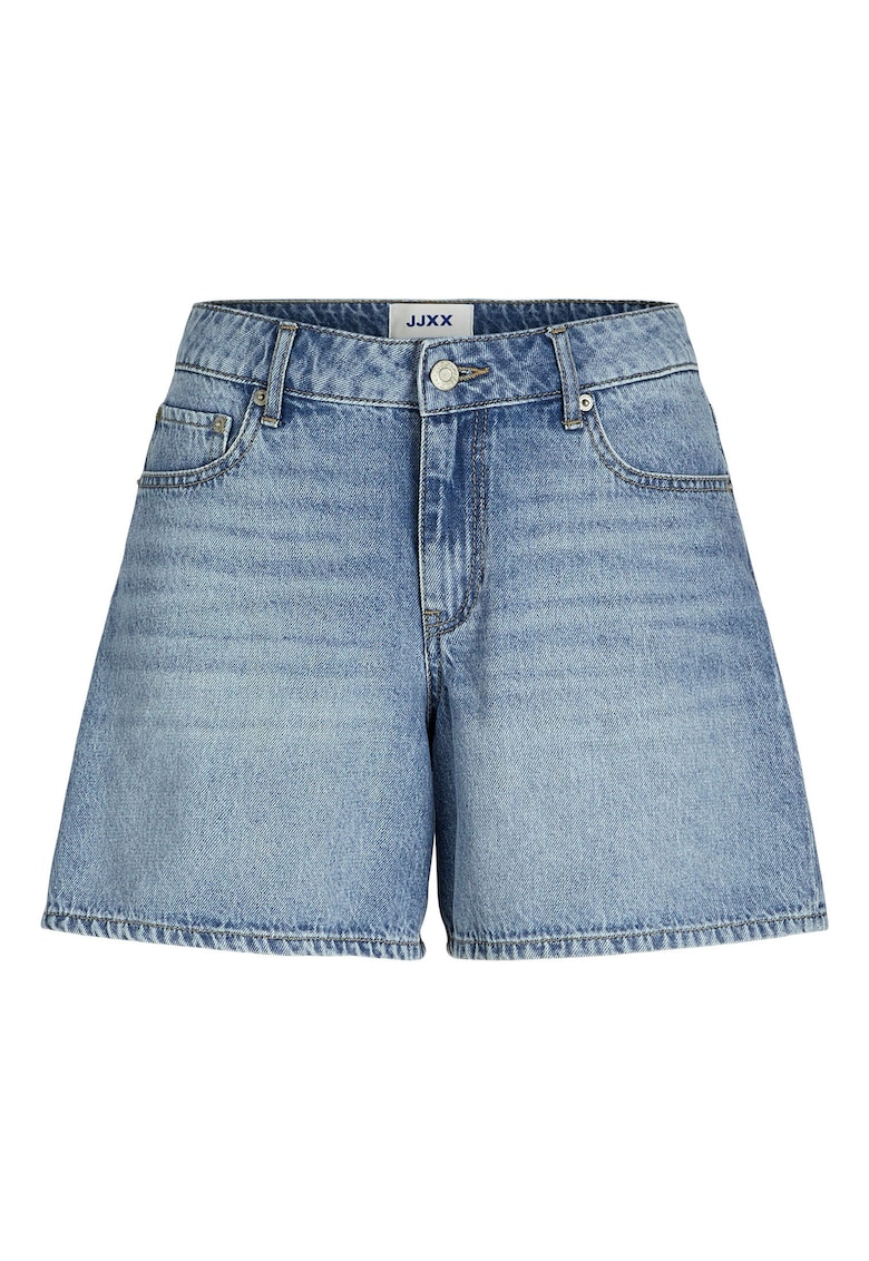 Pantaloni scurti din denim dama 12267289 - Bumbac - Albastru - Albastru
