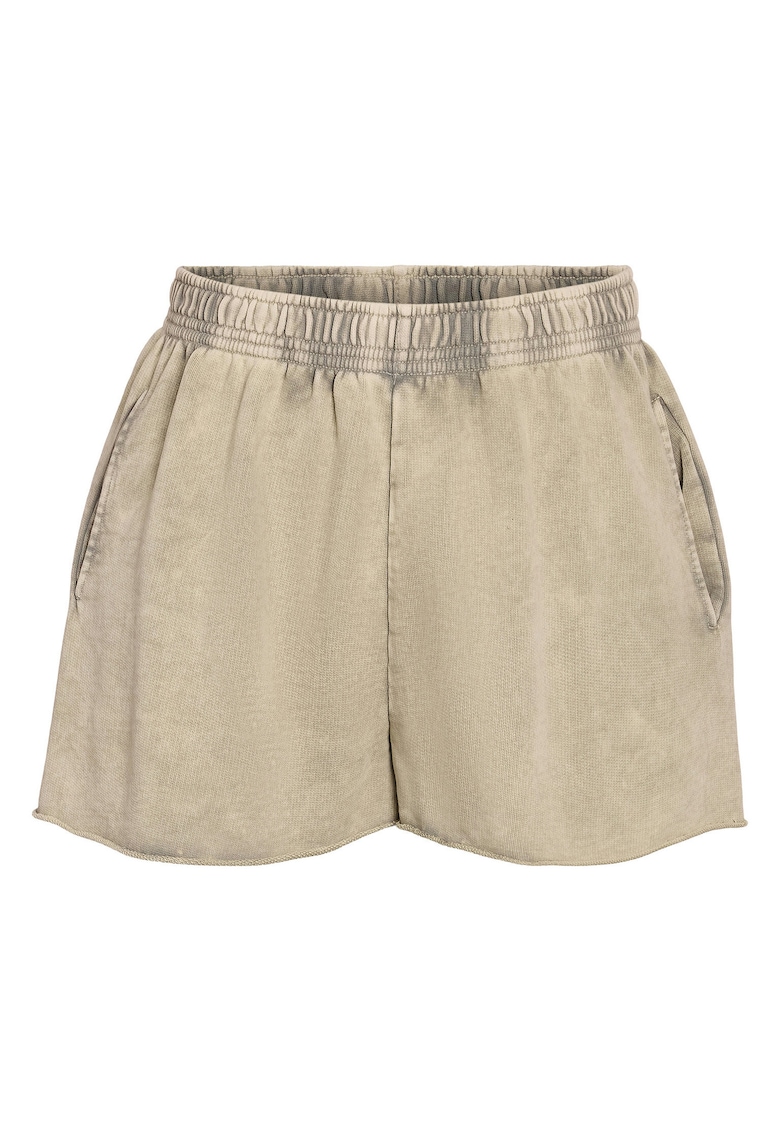 Pantaloni scurti dama 27034217 - Bumbac - Bej - Bej
