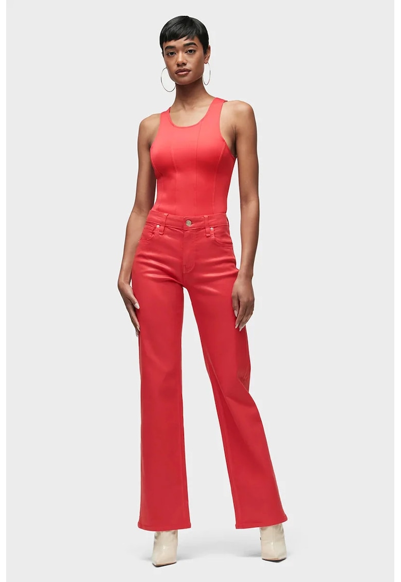 Pantaloni cu talie inalta - evazati