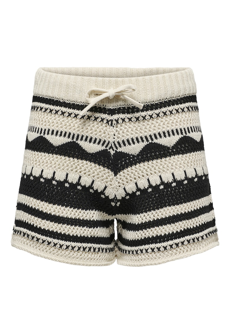 Pantaloni scurti dama 15344405 - Poliester/Bumbac - Negru - Negru