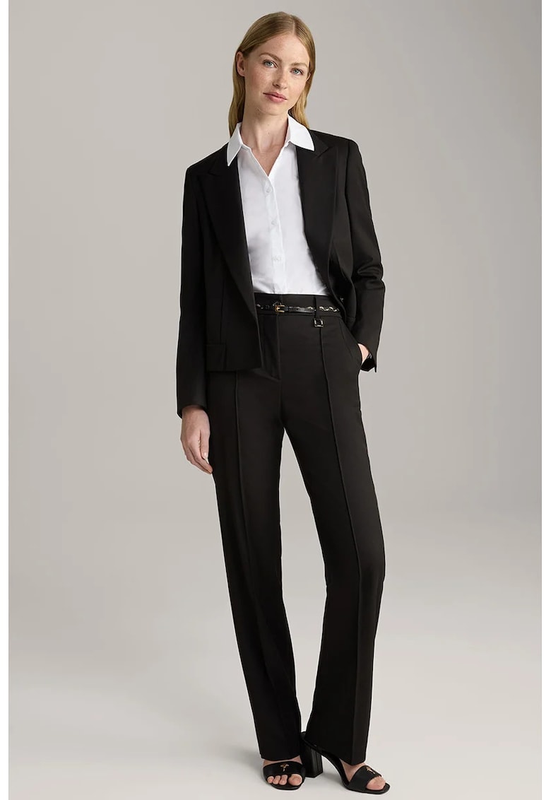 -Pantaloni largi cu talie înalta