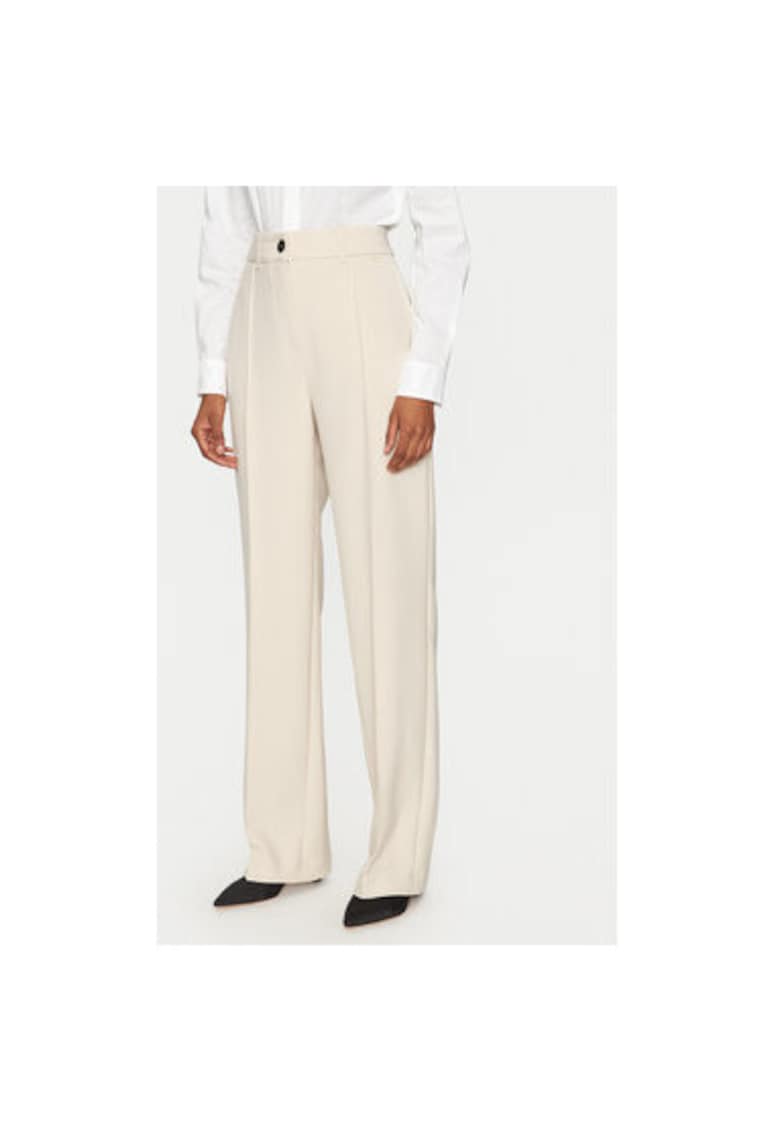 Pantaloni dama 10015261 - Poliester/Viscoza - Bej