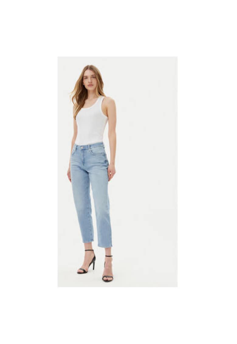 Pantaloni dama 10018710 30046163 - Bumbac/Poliester - Albastru - Albastru