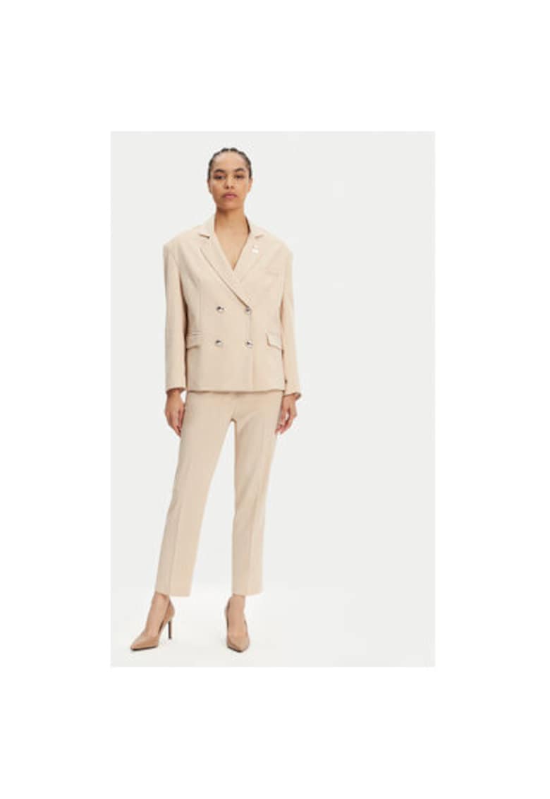 Pantaloni chino dama 25EB571/21BE - Poliester/Viscoza - Bej