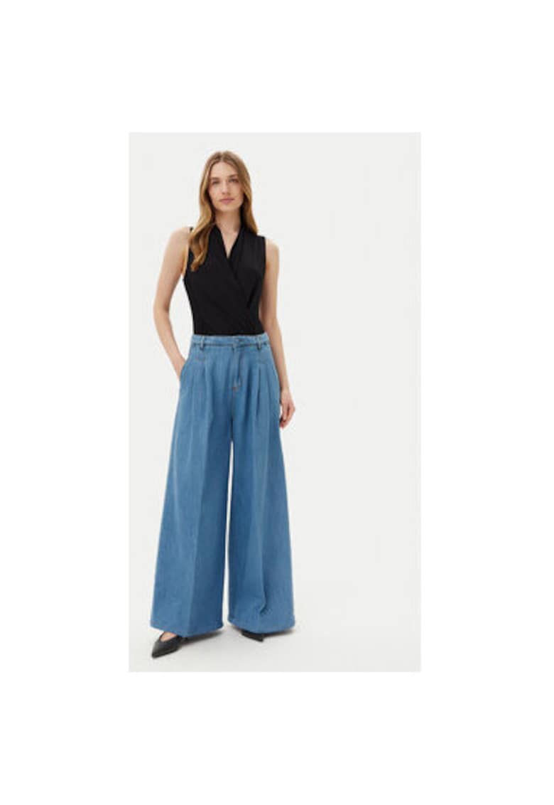 Pantaloni dama  GPP25392JE - Bumbac - Albastru