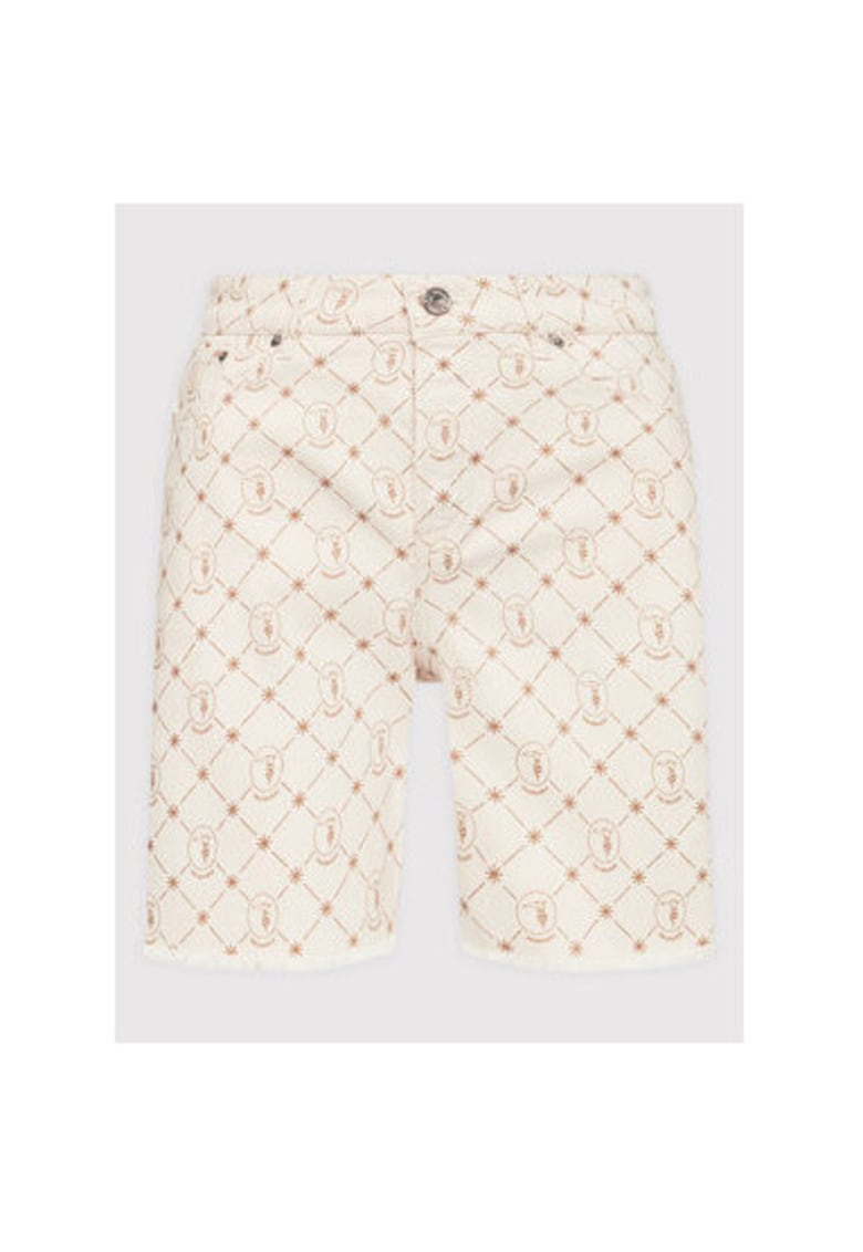 Pantaloni scurti din denim dama  56J00183-1T005848 - Bumbac/Poliester - 28 US - Bej