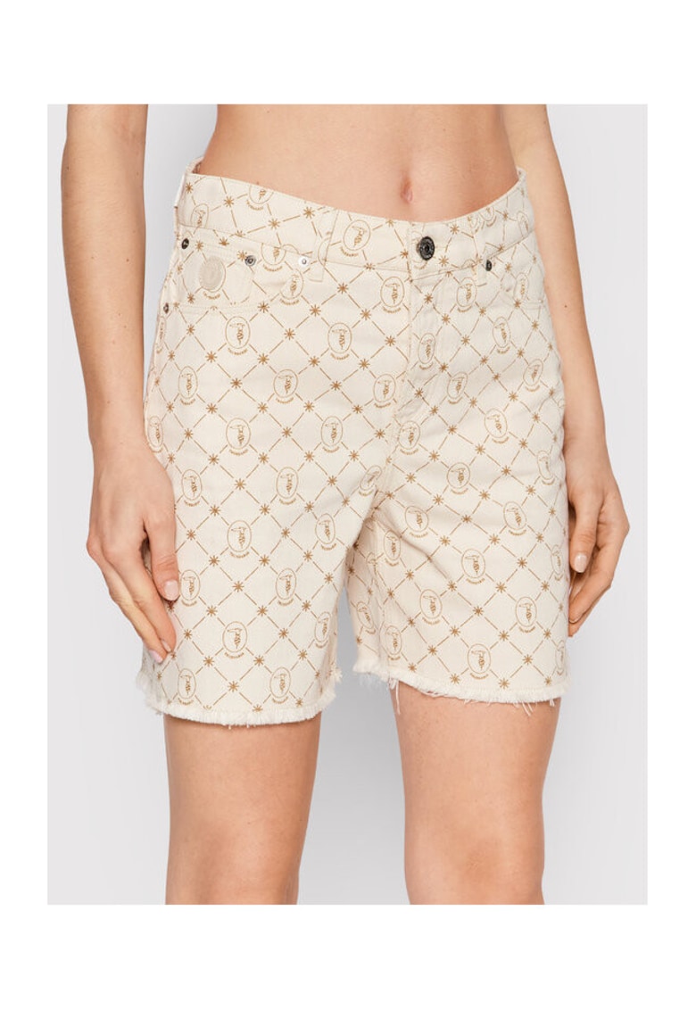 Pantaloni scurti din denim dama 56J00183-1T005848 - Bumbac/Poliester - 28 US - Bej
