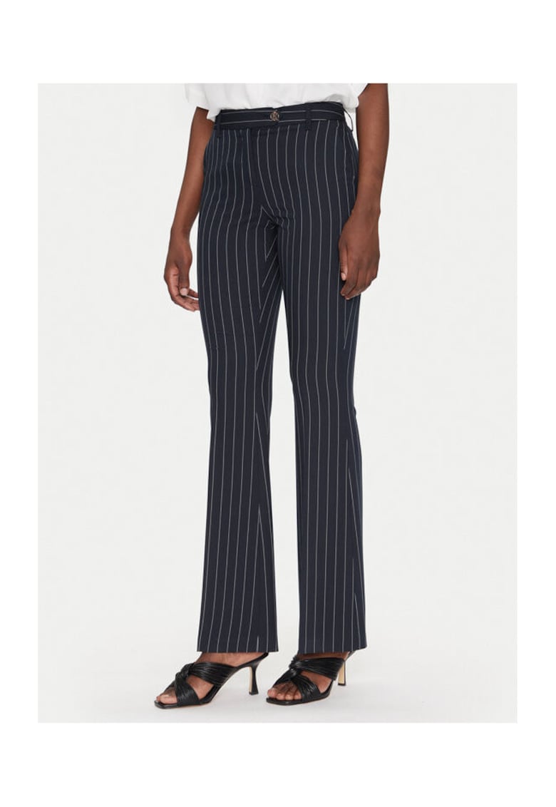 Pantaloni dama FR25SVA004W761D4 - Poliester/Viscoza - Bleumarin - Bleumarin
