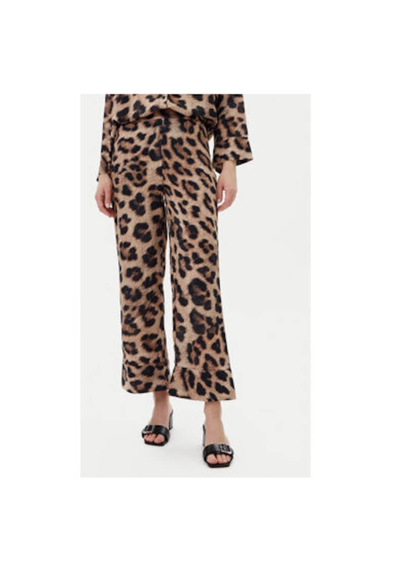 Pantaloni dama LS2514018 - Viscoza - Maro