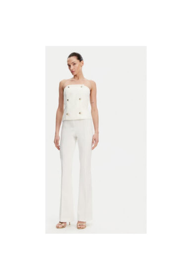 Pantaloni dama  FR25SVA006W51501 - Bumbac/Poliamida - Ecru