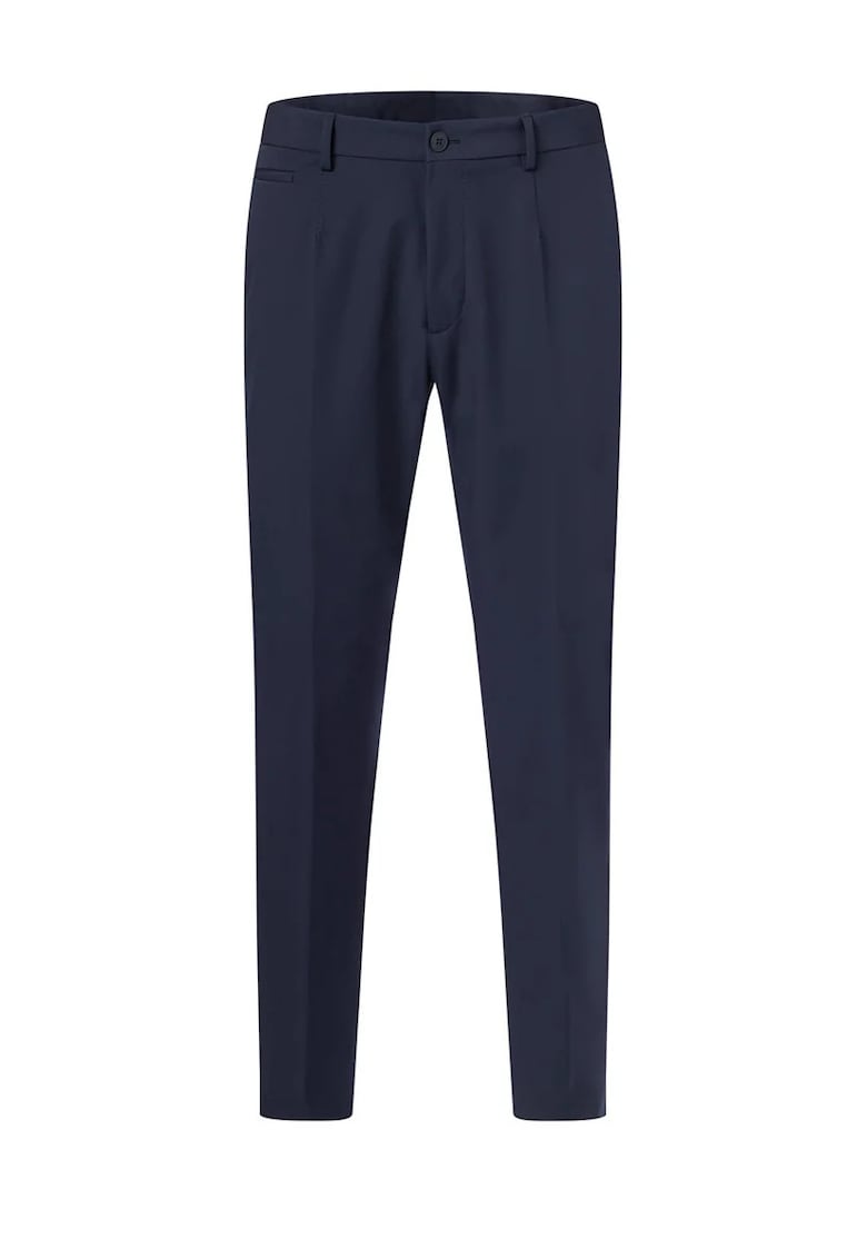 Pantaloni regular fit cu buzunare laterale JP9 - Albastru inchis