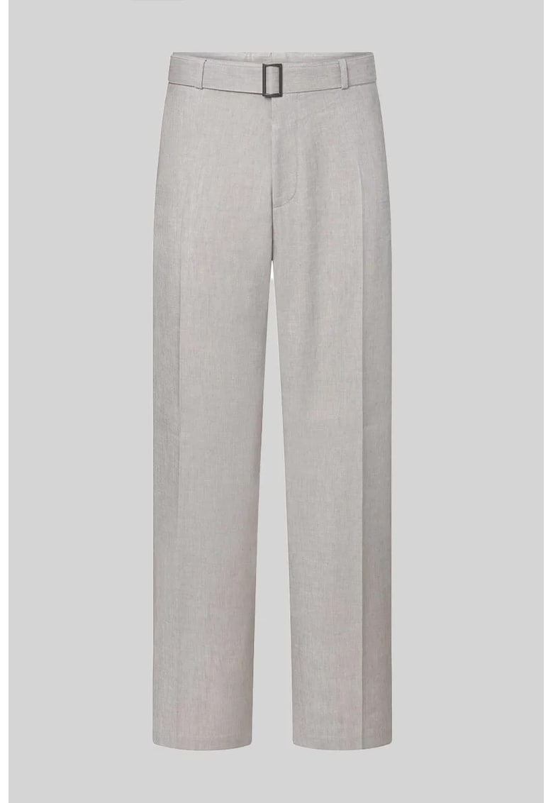 -Pantaloni clasici cu curea în taie