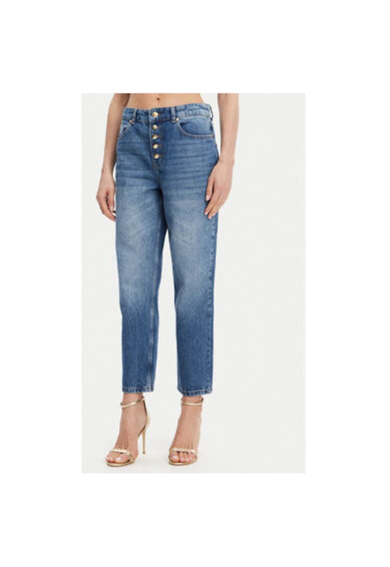 Pantaloni dama  Bumbac - Albastru