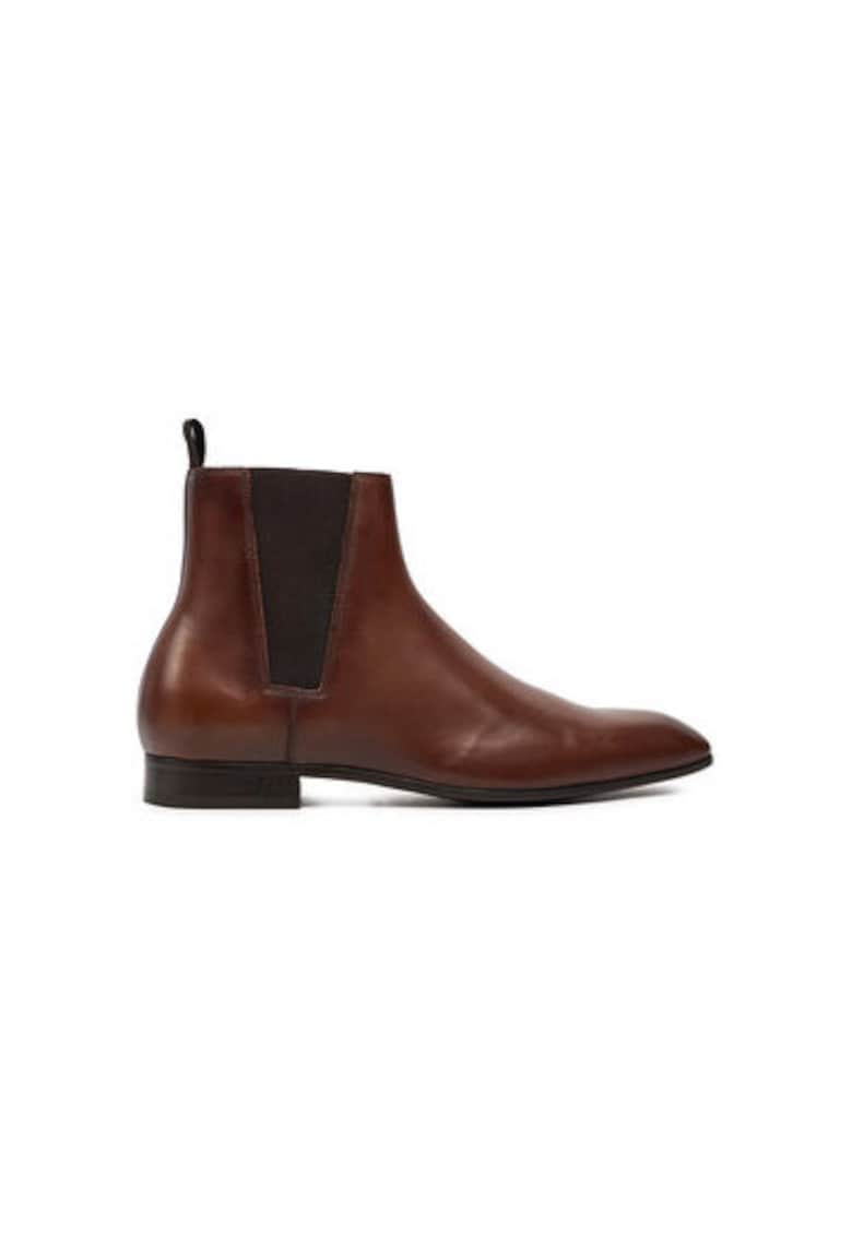 Botine barbati KL12344 - Piele naturala - 40 EU - Maro Botine barbati KL12344 - Piele naturala - 40 EU - Maro