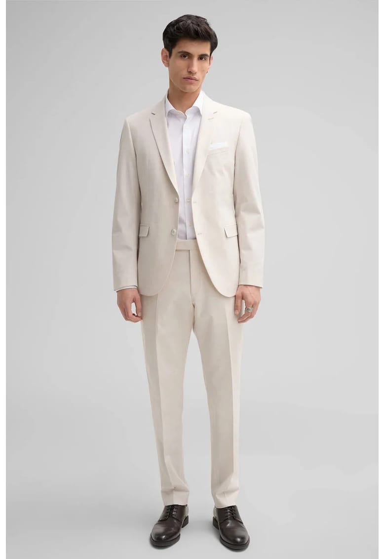 -Pantaloni regular fit cu buzunare laterale WD5 - Bej