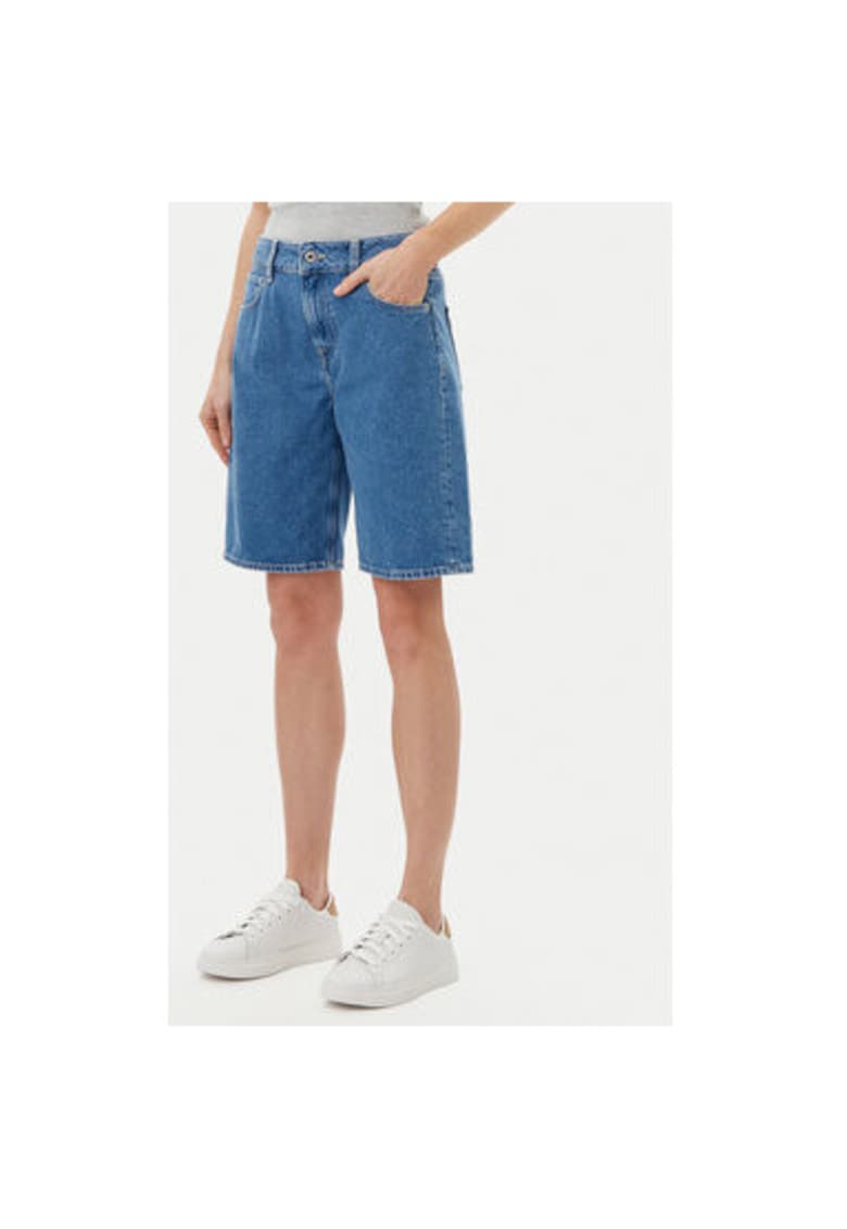 Pantaloni scurti din denim dama  PL801189ND3 - Bumbac - 24 US - Albastru