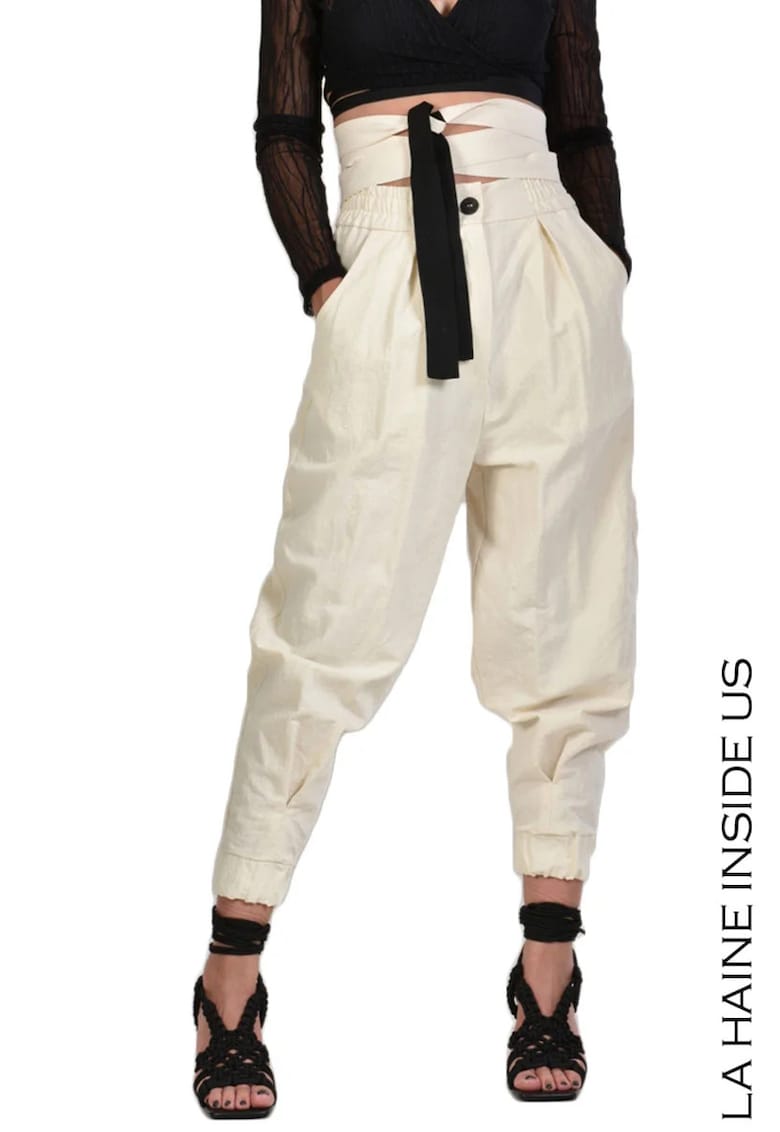 -pantaloni otoman baggy - din bumbac