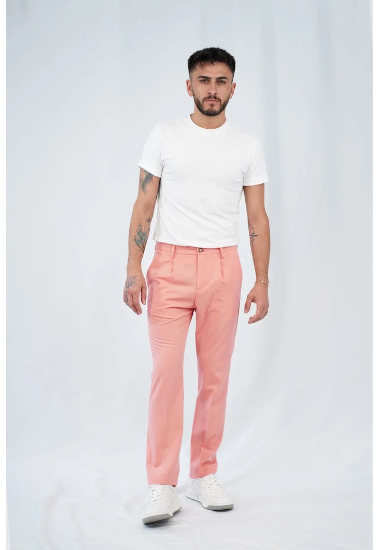 -Pantaloni drepți chino - cu buzunare laterale