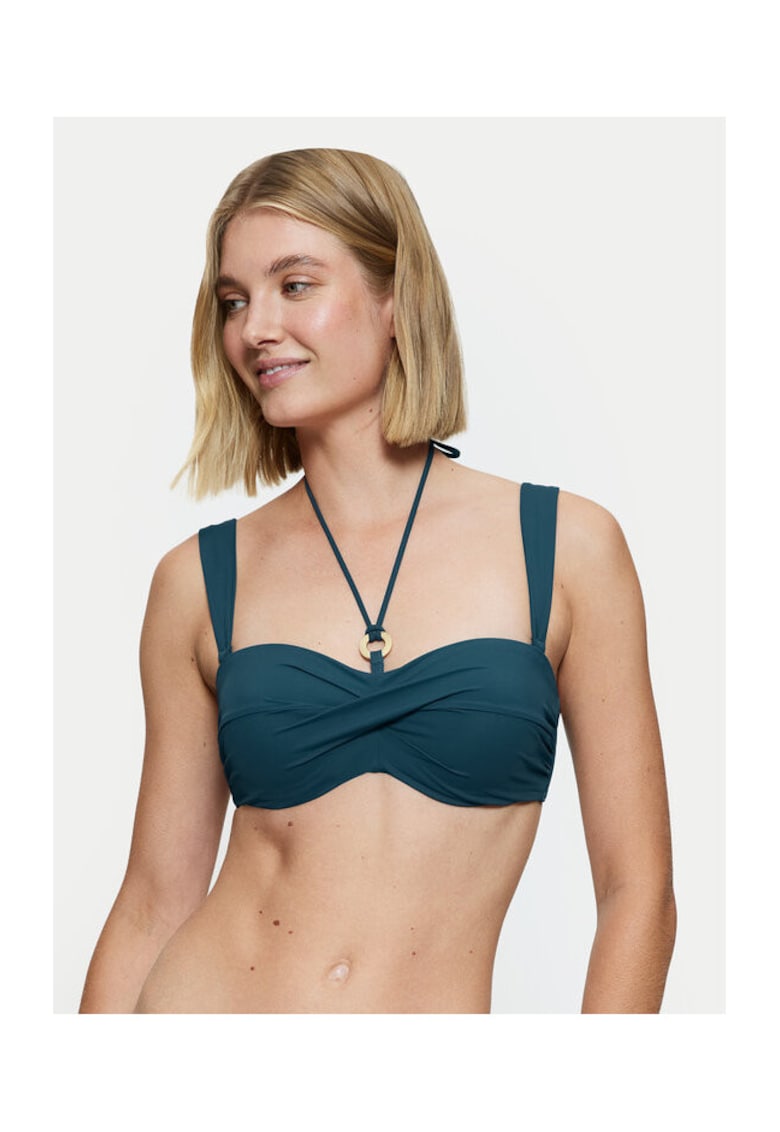 Sutien de baie dama 10222253 - Poliamida/Elastan - Bleumarin