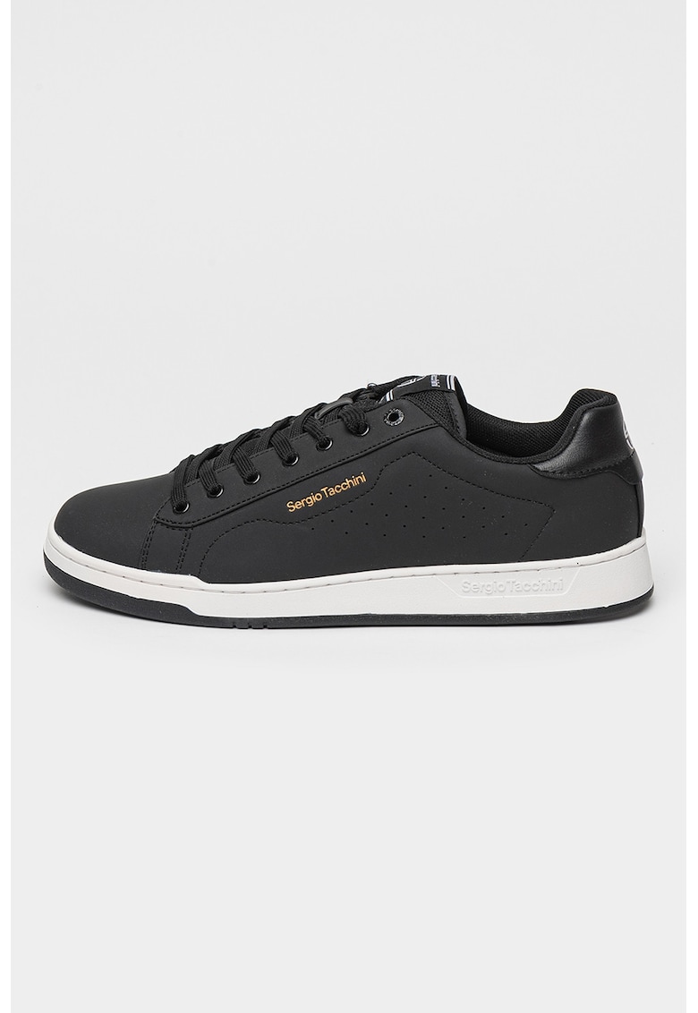 Pantofi sport low-cut de piele ecologica Capri - Negru