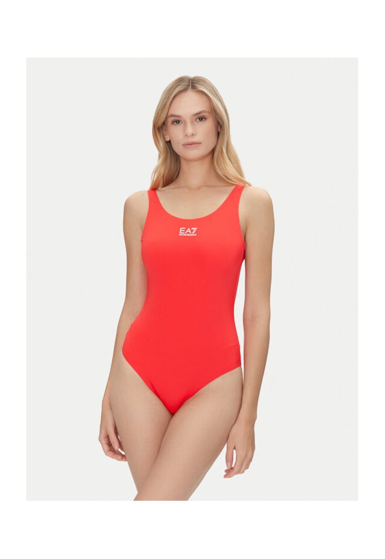 Costum de baie dama Emporio Armani - 7W000321 AF12599 - Poliester - Rosu - Rosu