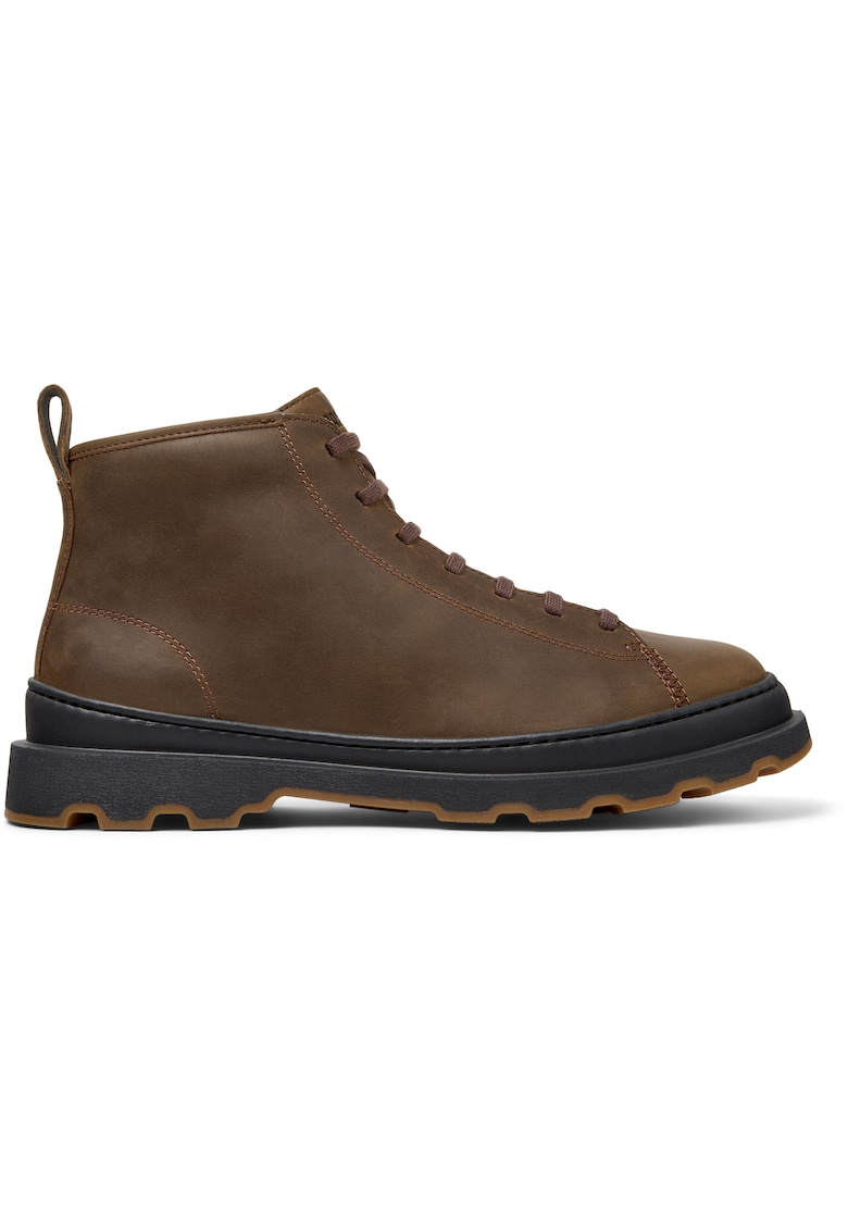 Ghete de piele cu fermoar Brutus+ - Maro