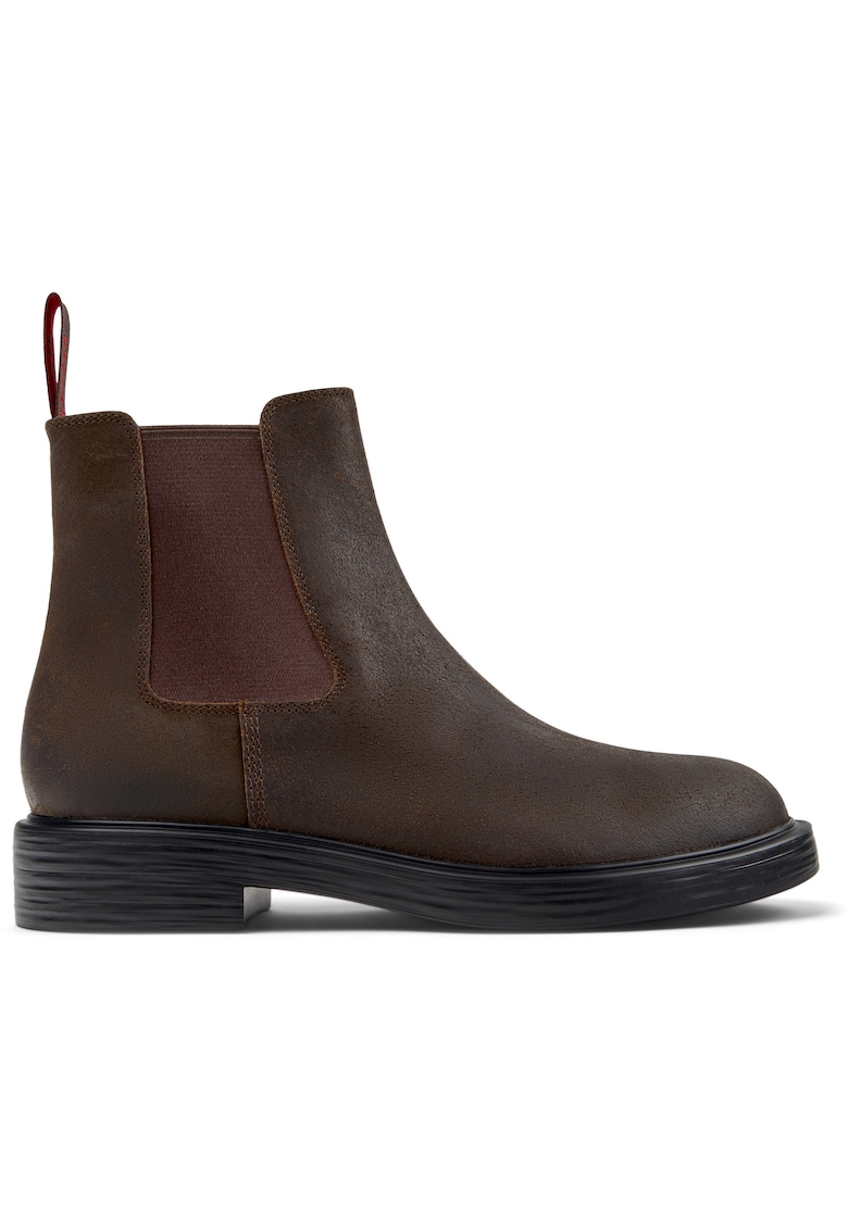 Ghete Chelsea de piele nabuc Dean - Maro