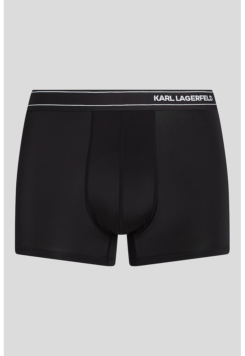 Set de boxeri cu imprimeu logo - 3 Perechi