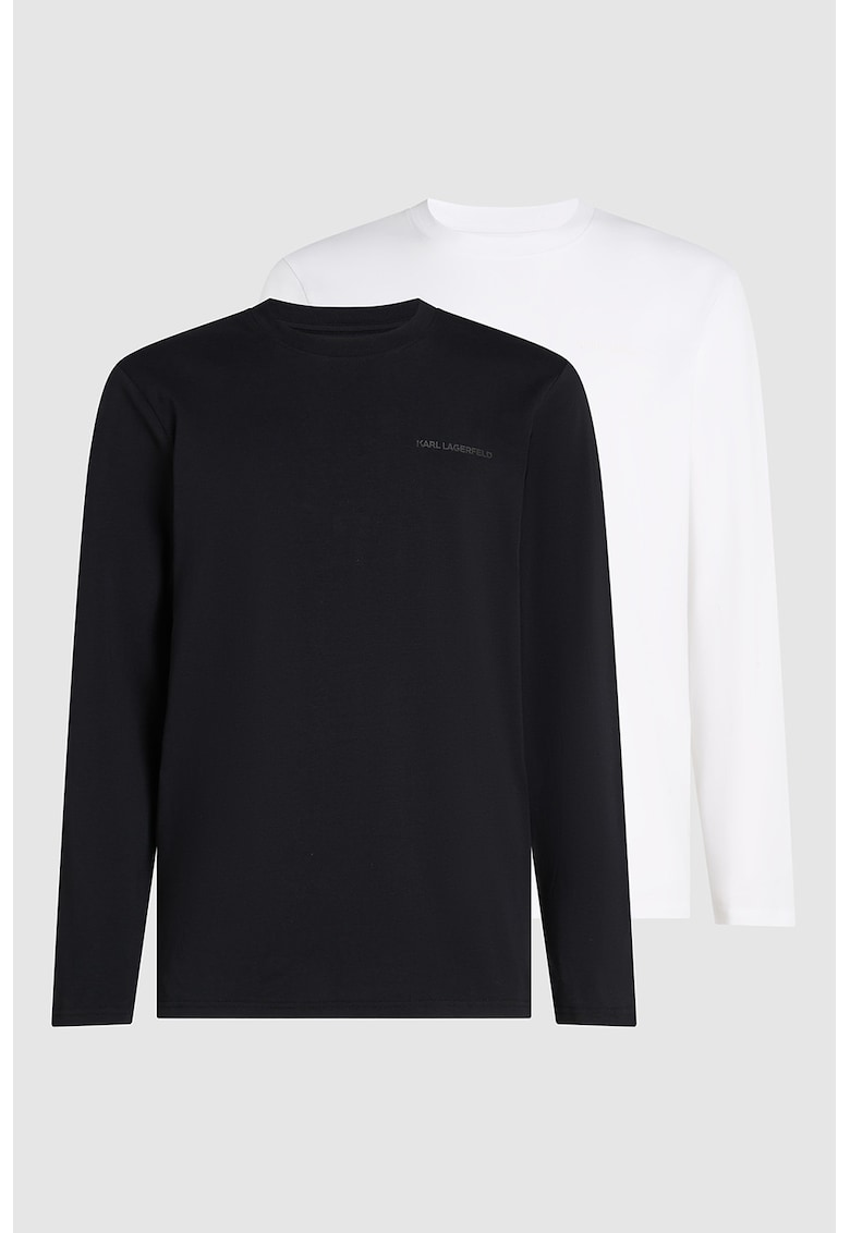 Set de maiouri din amestec de bumbac organic - 2 piese Set de maiouri din amestec de bumbac organic - 2 piese