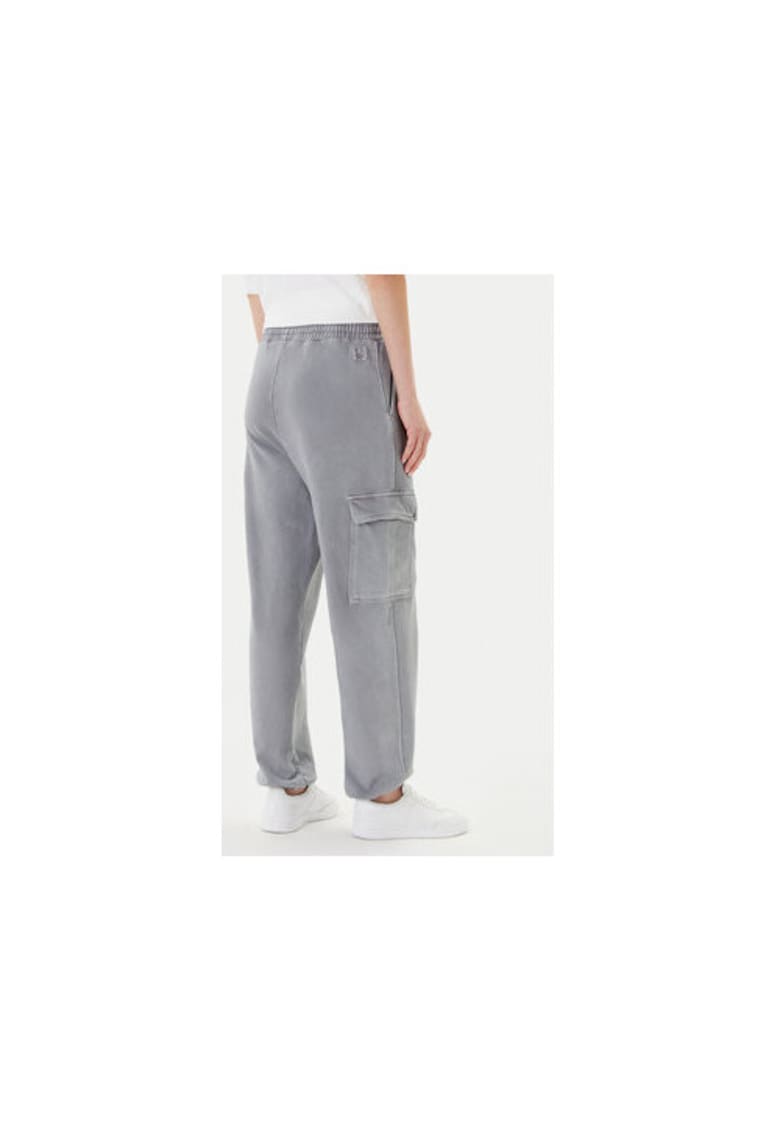 Pantaloni de trening dama 39BLDF01B - Bumbac - Gri - Gri