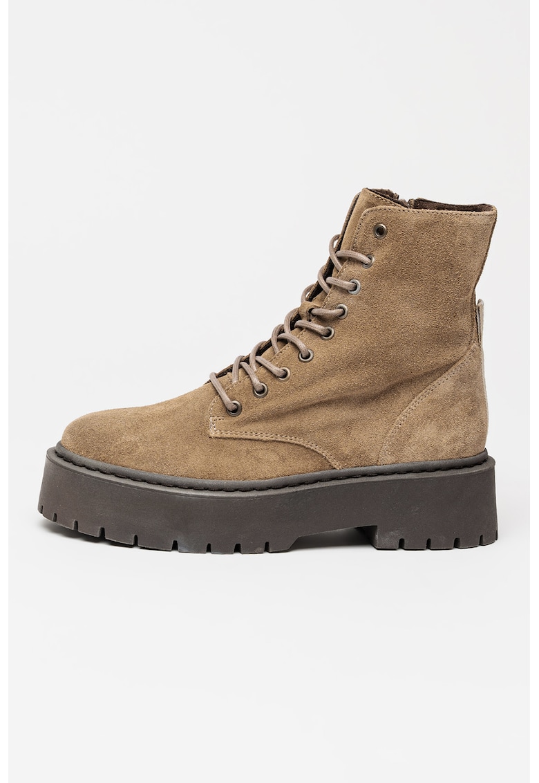 Ghete din piele Skylar - Maro camel