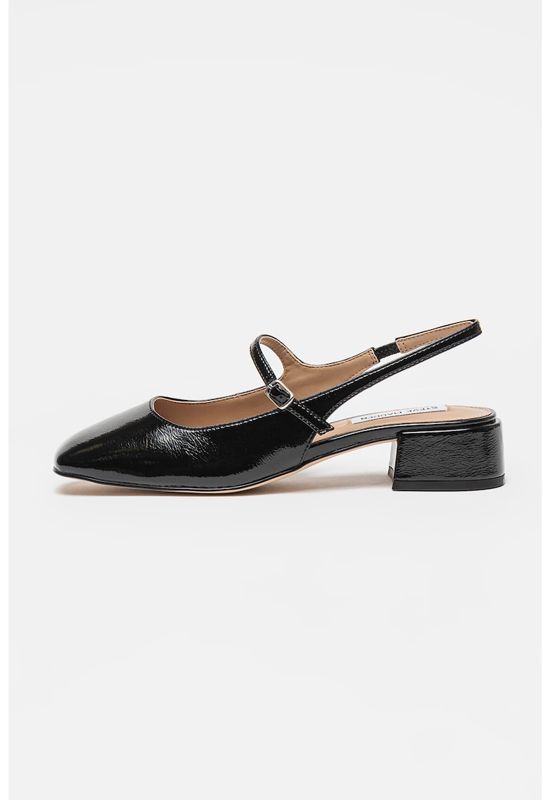 Pantofi slingback din piele ecologica Marjorie - Negru