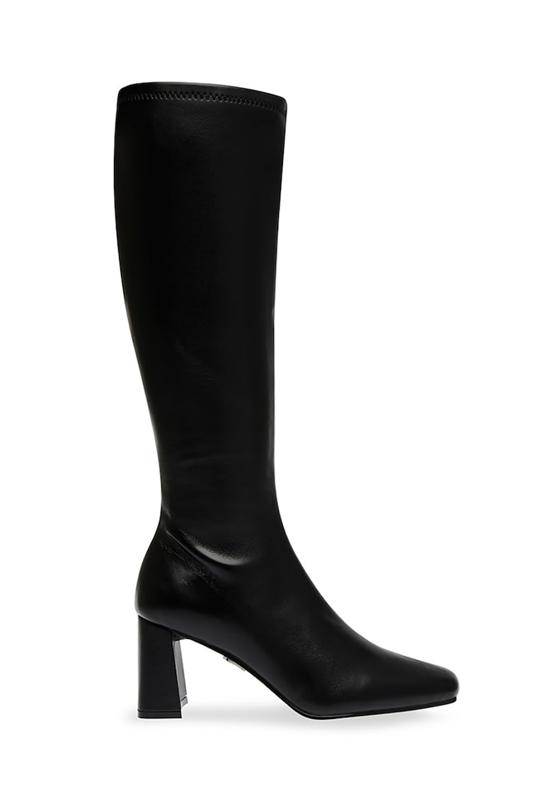 Cizme lungi pana la genunchi cu toc masiv