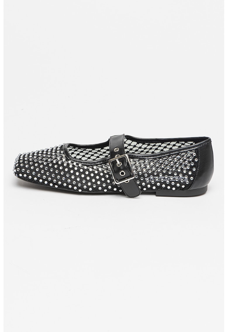 Balerini cu aplicatii din strasuri Balerini cu aplicatii din strasuri