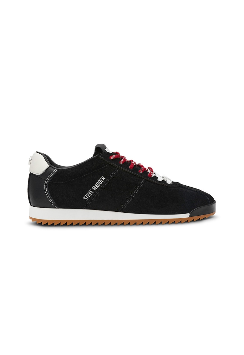 Pantofi Mirage sport de piele intoarsa - Negru