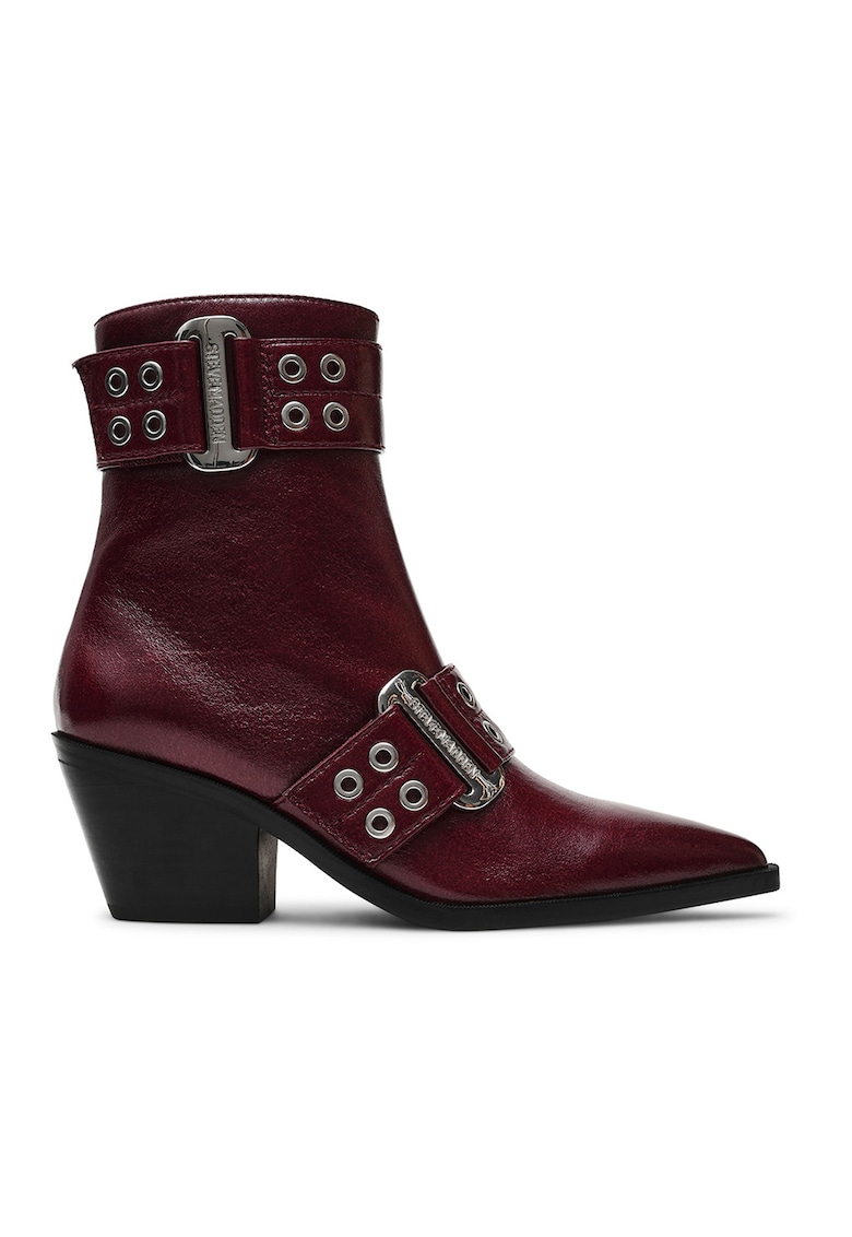 Botine de piele ecologica cu toc