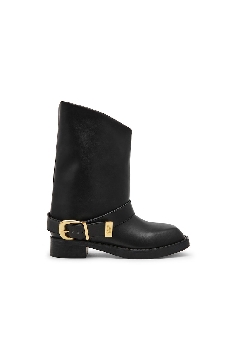 Cizme medii din piele intoarsa fara inchidere Banner