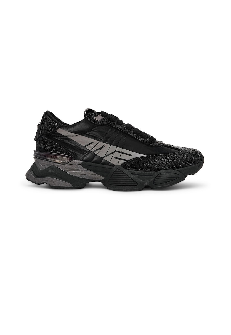Pantofi sport din material textil Setback-R - Negru/Gri