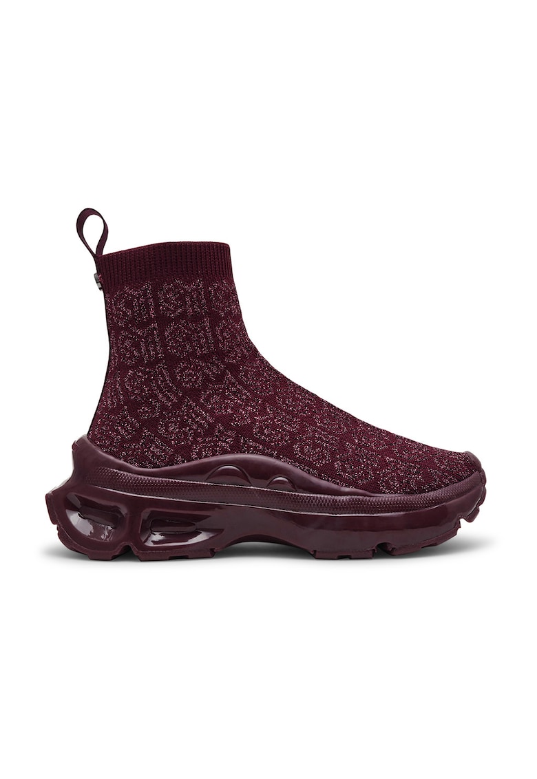 Pantofi sport slip on high-cut din plasa tricotata Master