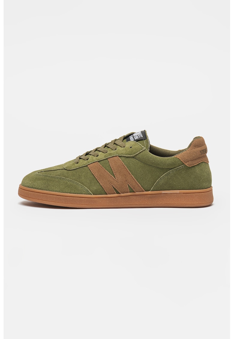 Pantofi sport din piele Caelum - Verde/Maro