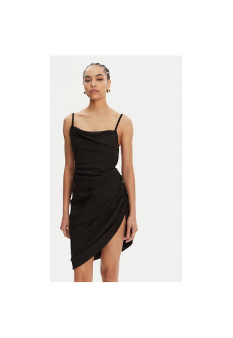 Rochie dama 22E243DR1061020 - Viscoza/Poliamida - Negru - Negru
