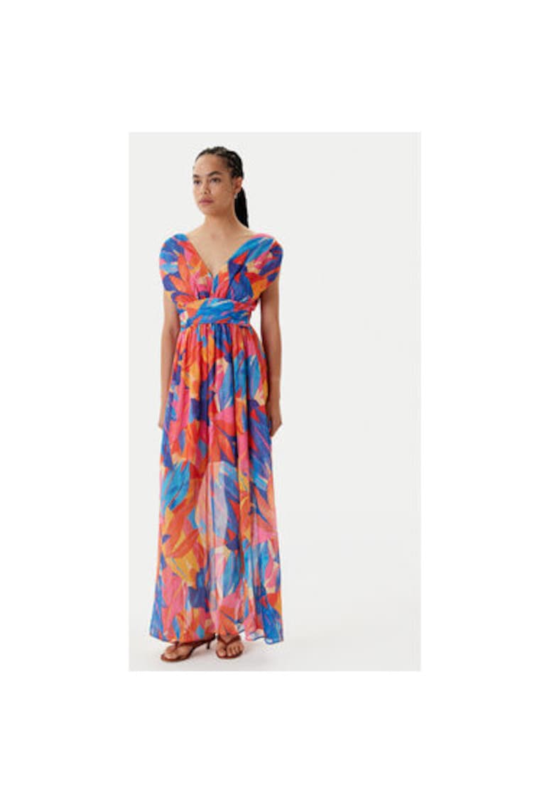 Rochie de vara dama 251-RUPIL.F - Poliester - Multicolor - Multicolor