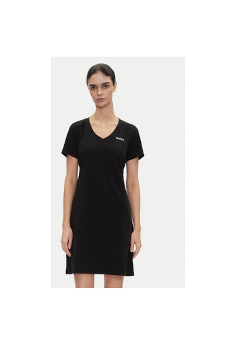Rochie dama  DP5D4902 - Bumbac/Elastan - Negru