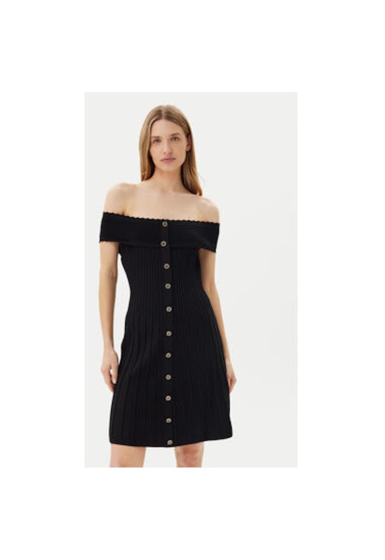 Rochie dama  251-RMELDO - Viscoza/Poliamida - Negru