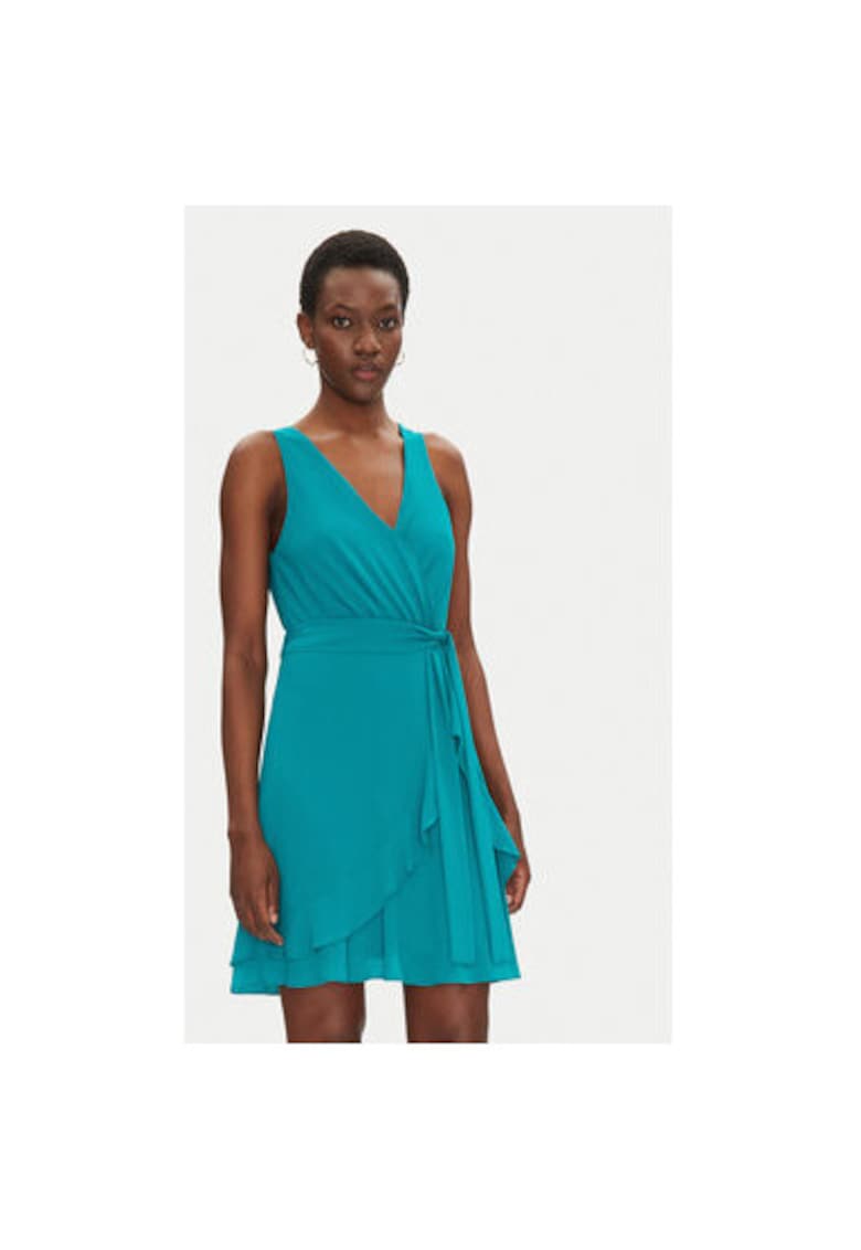 Rochie dama  241-ROSVAL - Poliester - 34 EU - Turcoaz