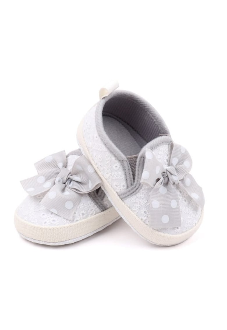Pantofi Model AL 14698 cu fundita - Textil - Fete - Alb - Alb