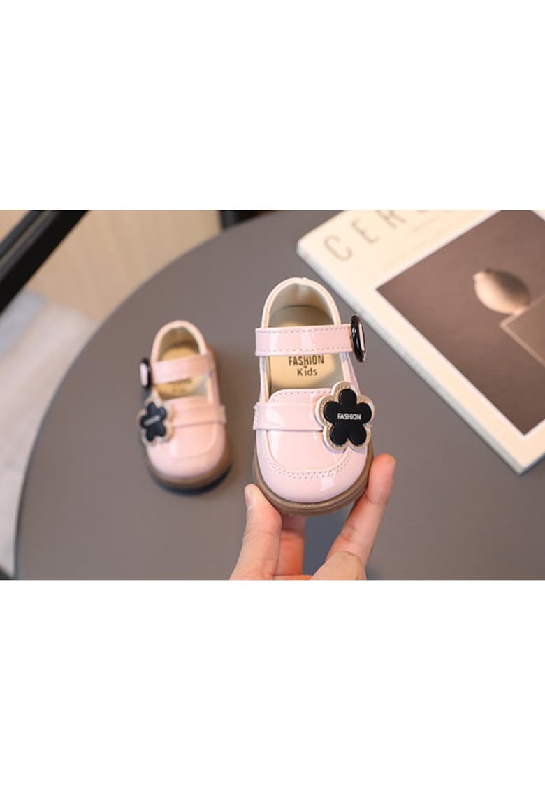 Pantofi Model AL 14711 Fashion - Piele lacuita - Fete - Roz - Roz