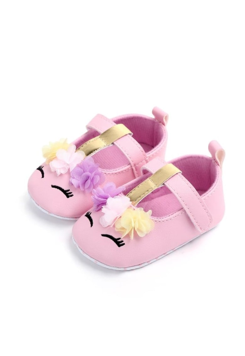 Pantofi Model AL 15992 Ochisori - Piele ecologica - Roz - Roz